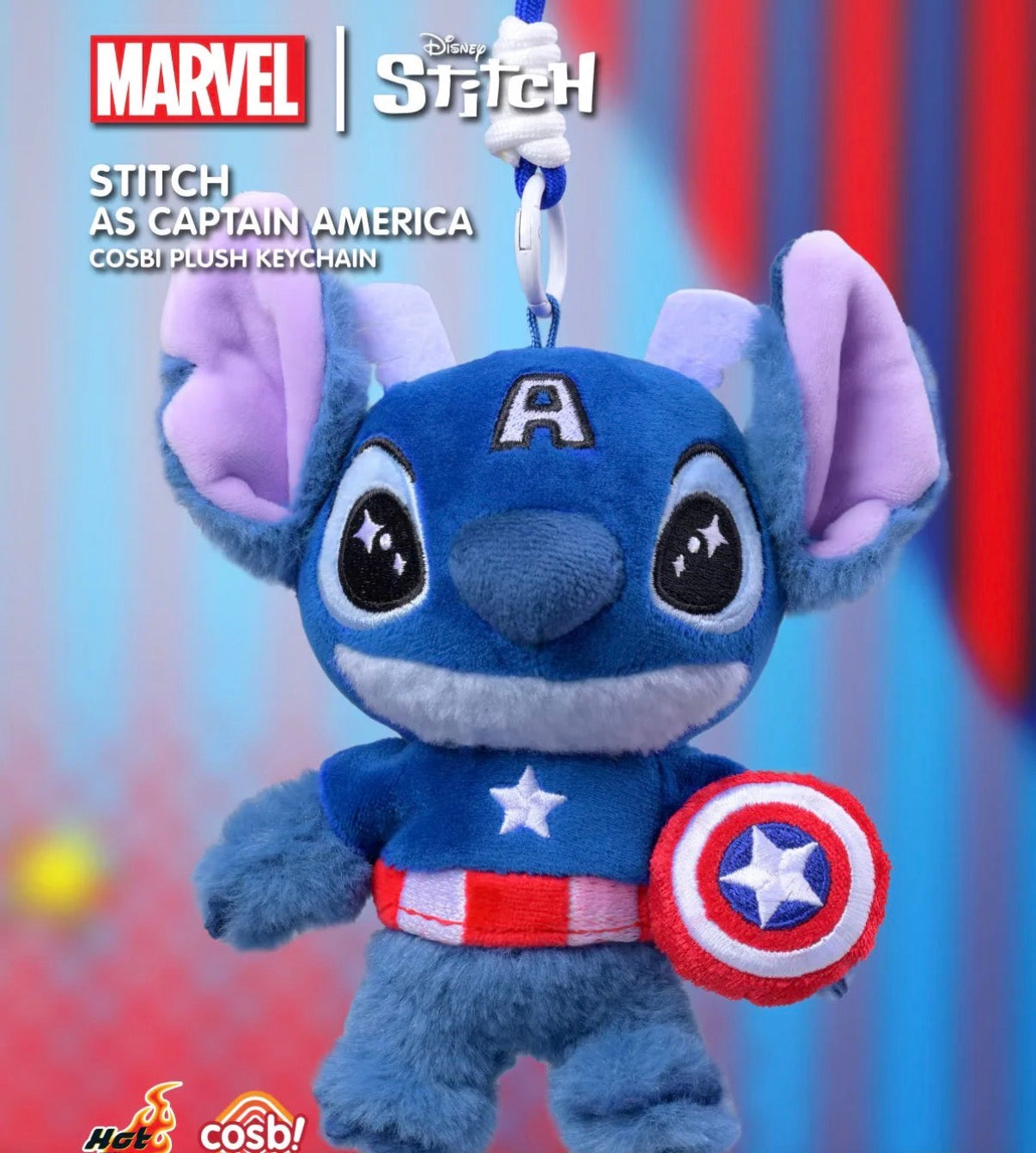 STITCH MV Cosbi Plush Keychain