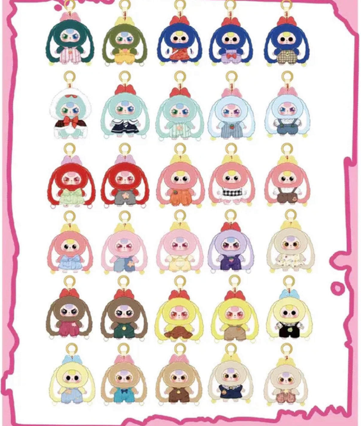 Baby Three V2 Rabbit Macaron Cute Bunny Plush