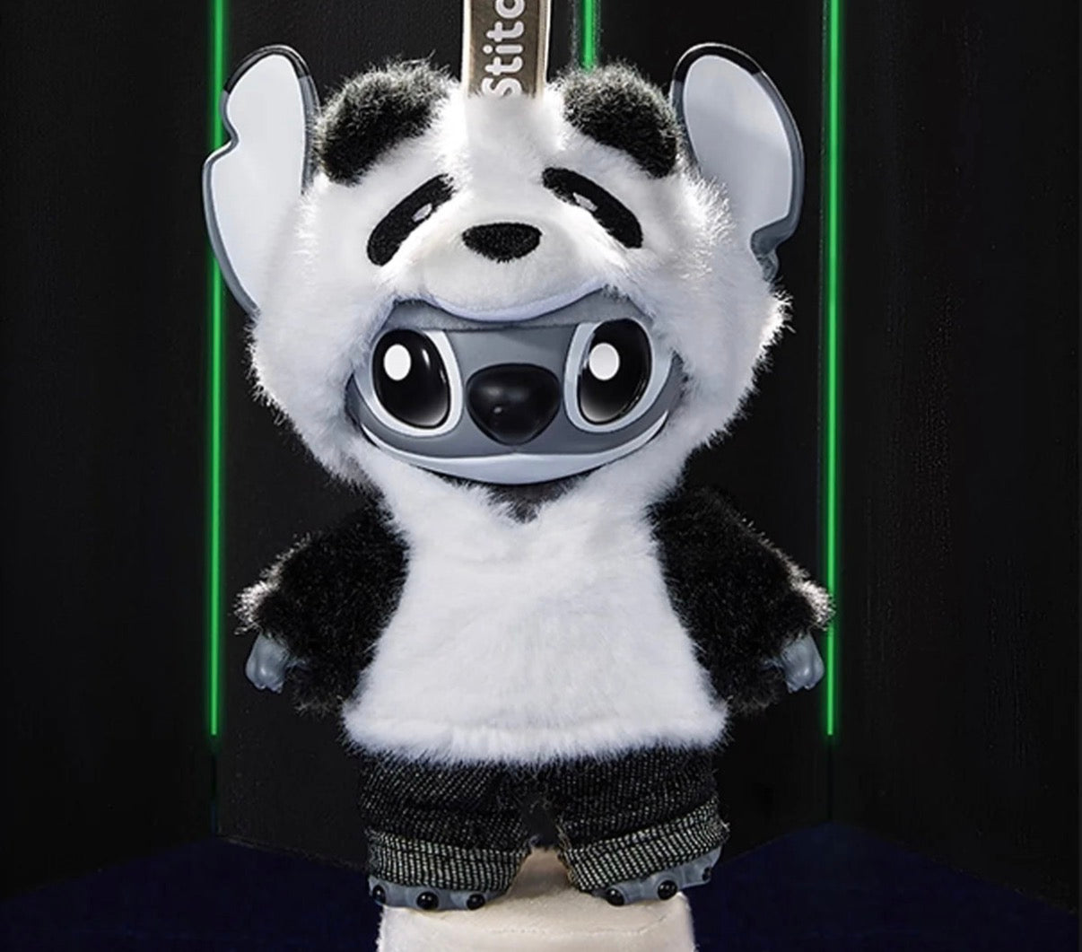 STITCH Panda Vinyl Plush Hanging Card