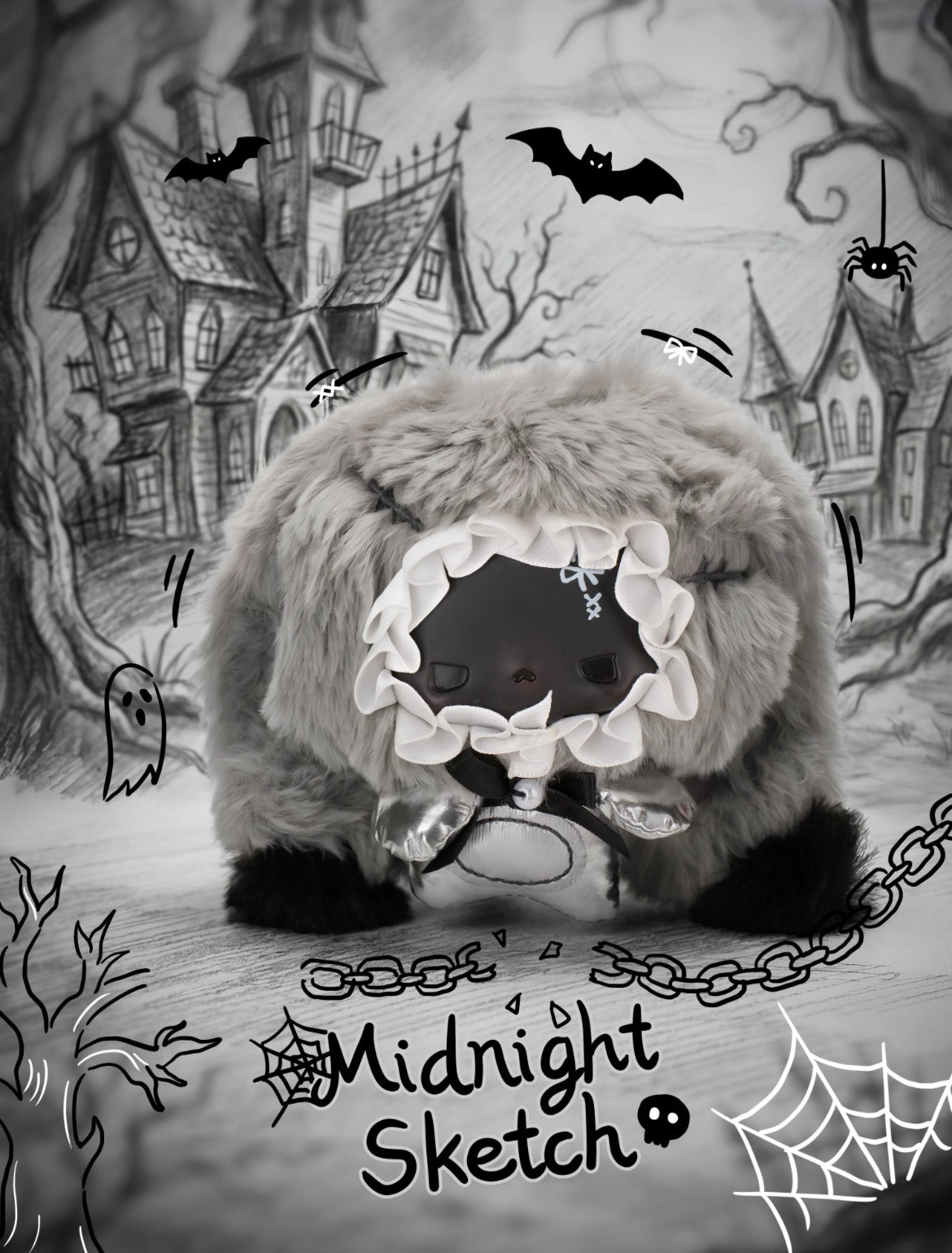 GuGu-Grey-Tone Concerto Plush
