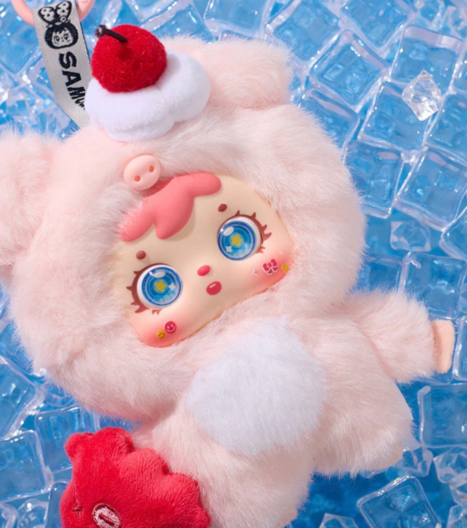 Samuel hug hug ice cream cute pet