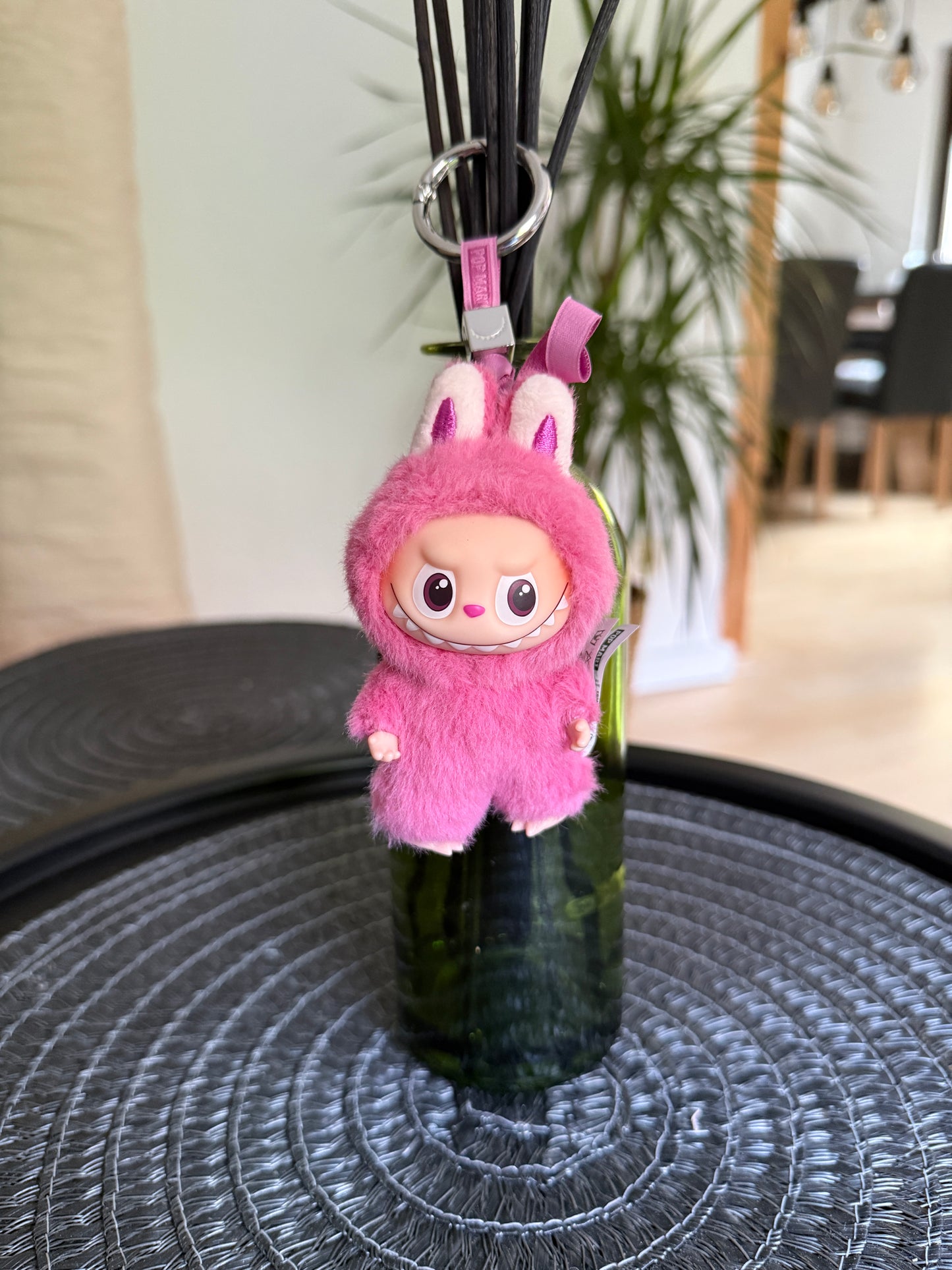 LABUBU V4 Mini Plush Keychain - Heart Code Series