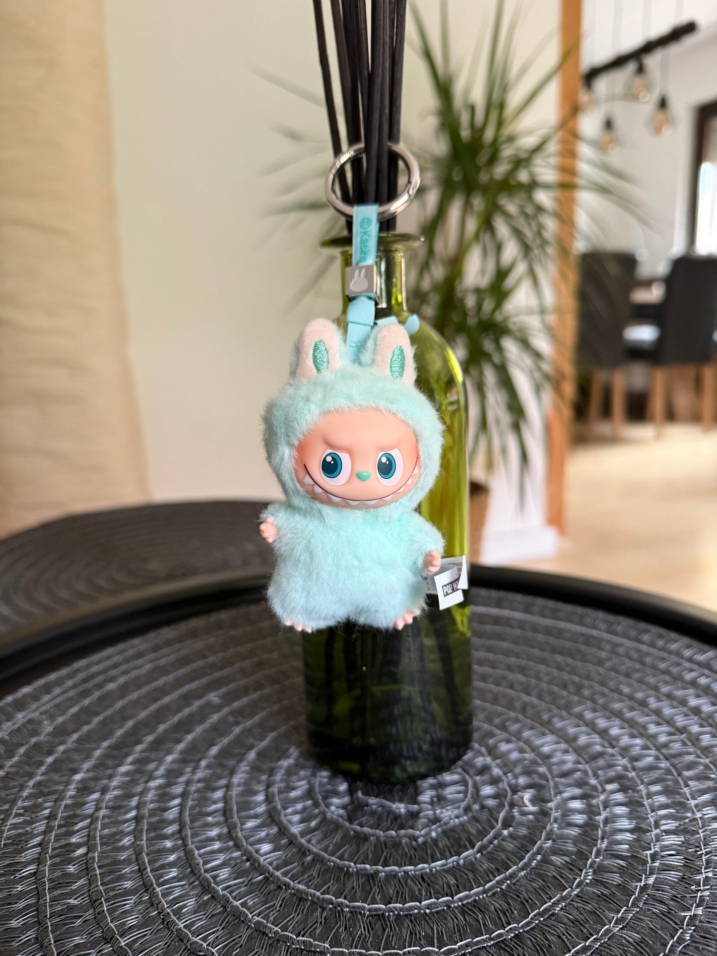 LABUBU V4 Mini Plush Keychain - Heart Code Series