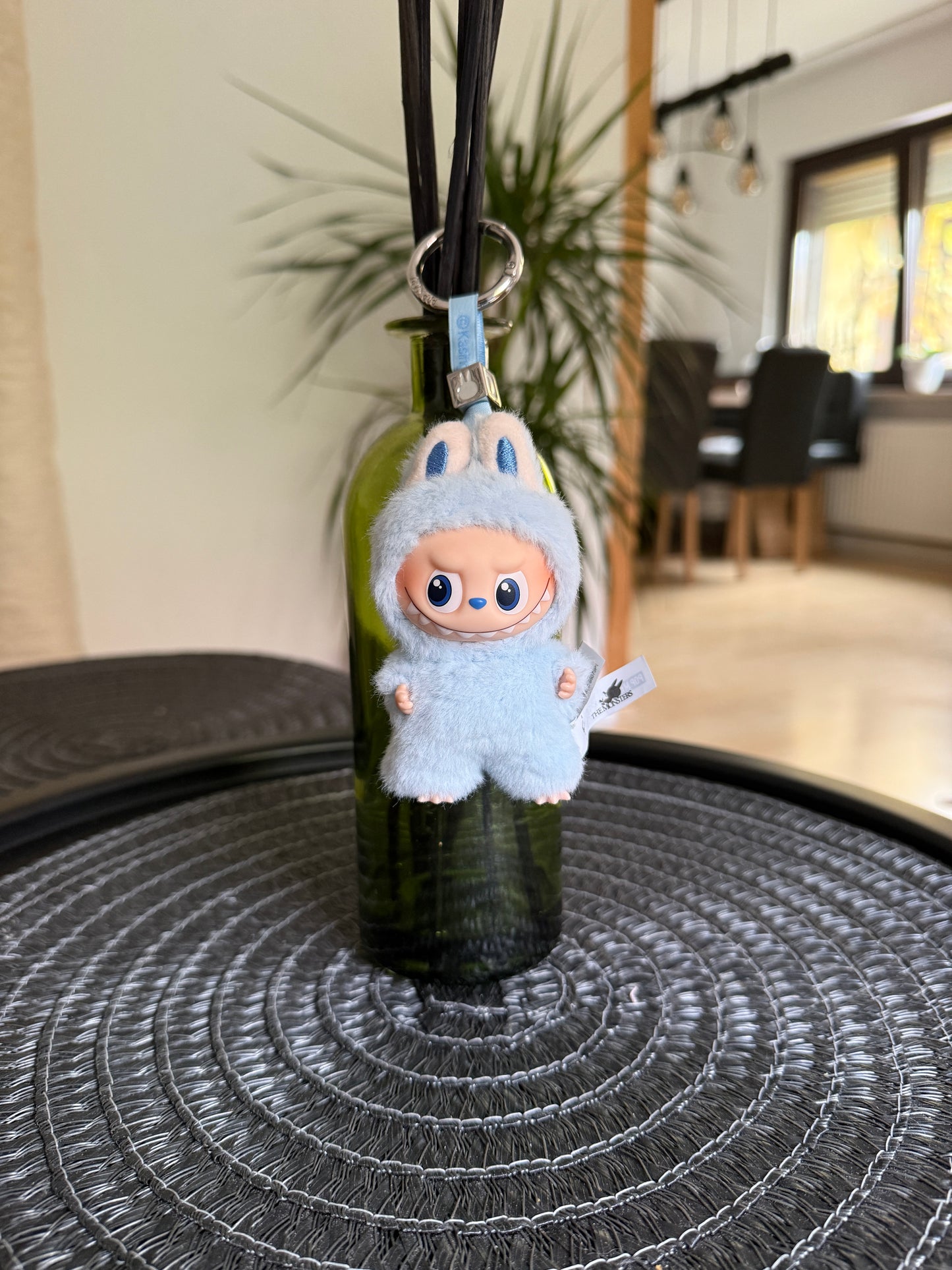 LABUBU V4 Mini Plush Keychain - Heart Code Series
