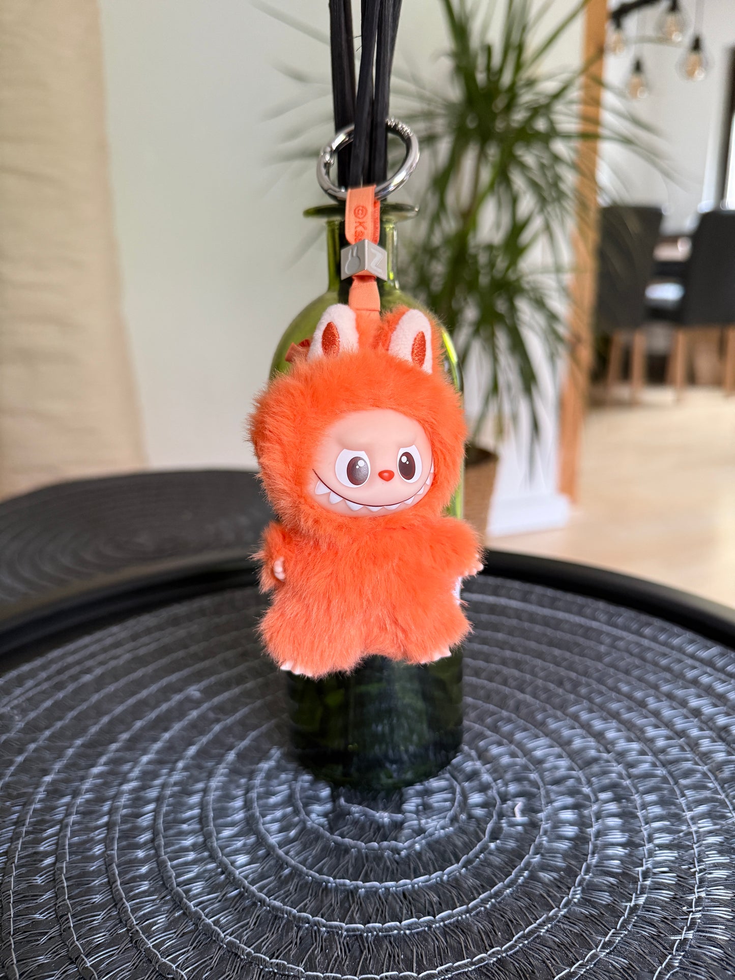 LABUBU V4 Mini Plush Keychain - Heart Code Series