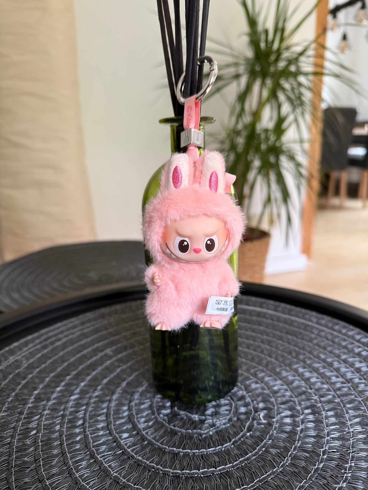 LABUBU V4 Mini Plush Keychain - Heart Code Series