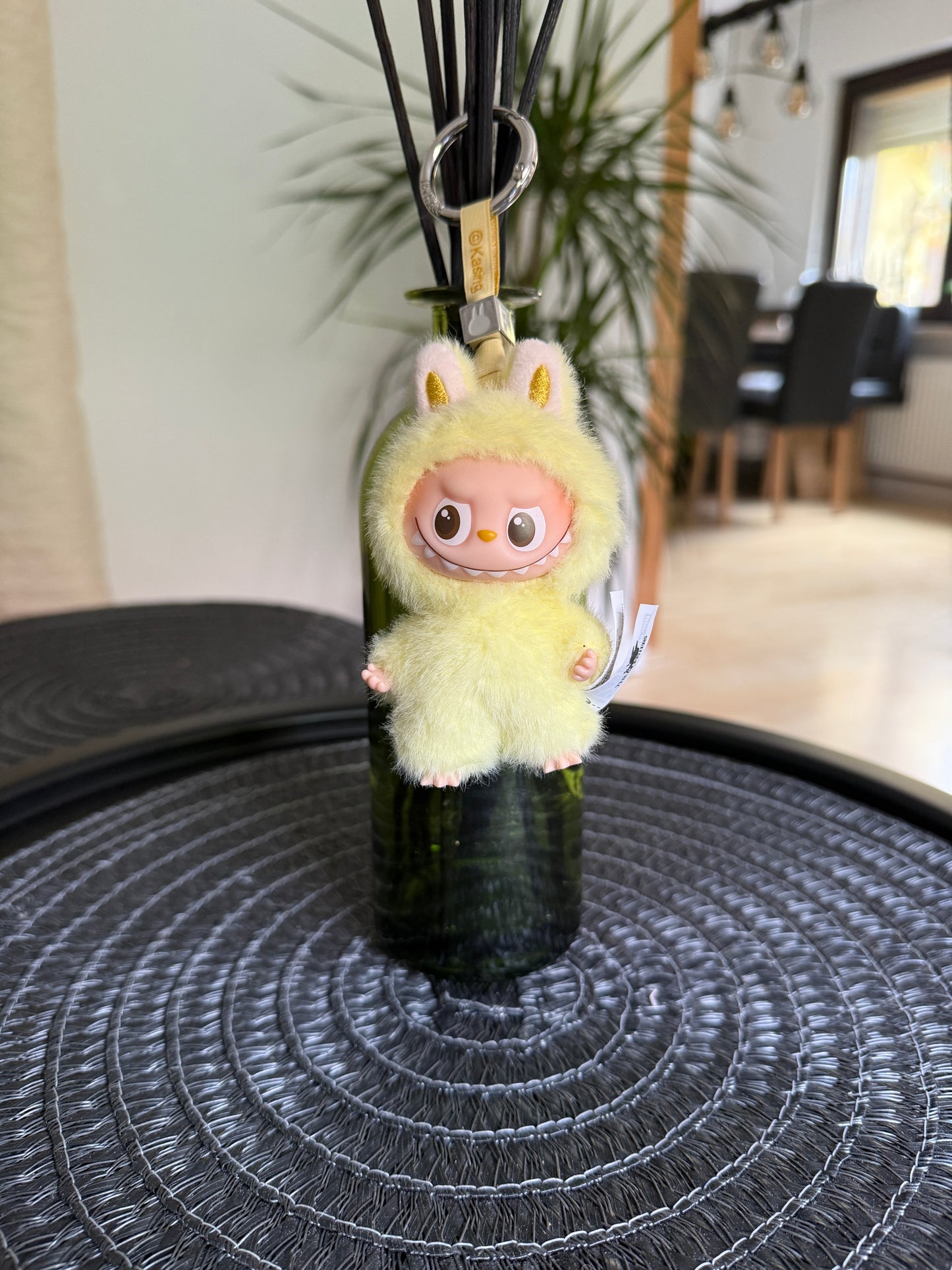 LABUBU V4 Mini Plush Keychain - Heart Code Series