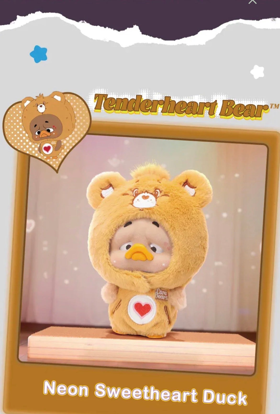 UPSETDUCK X Care Bears V2 Neon Sweetheart Duckling