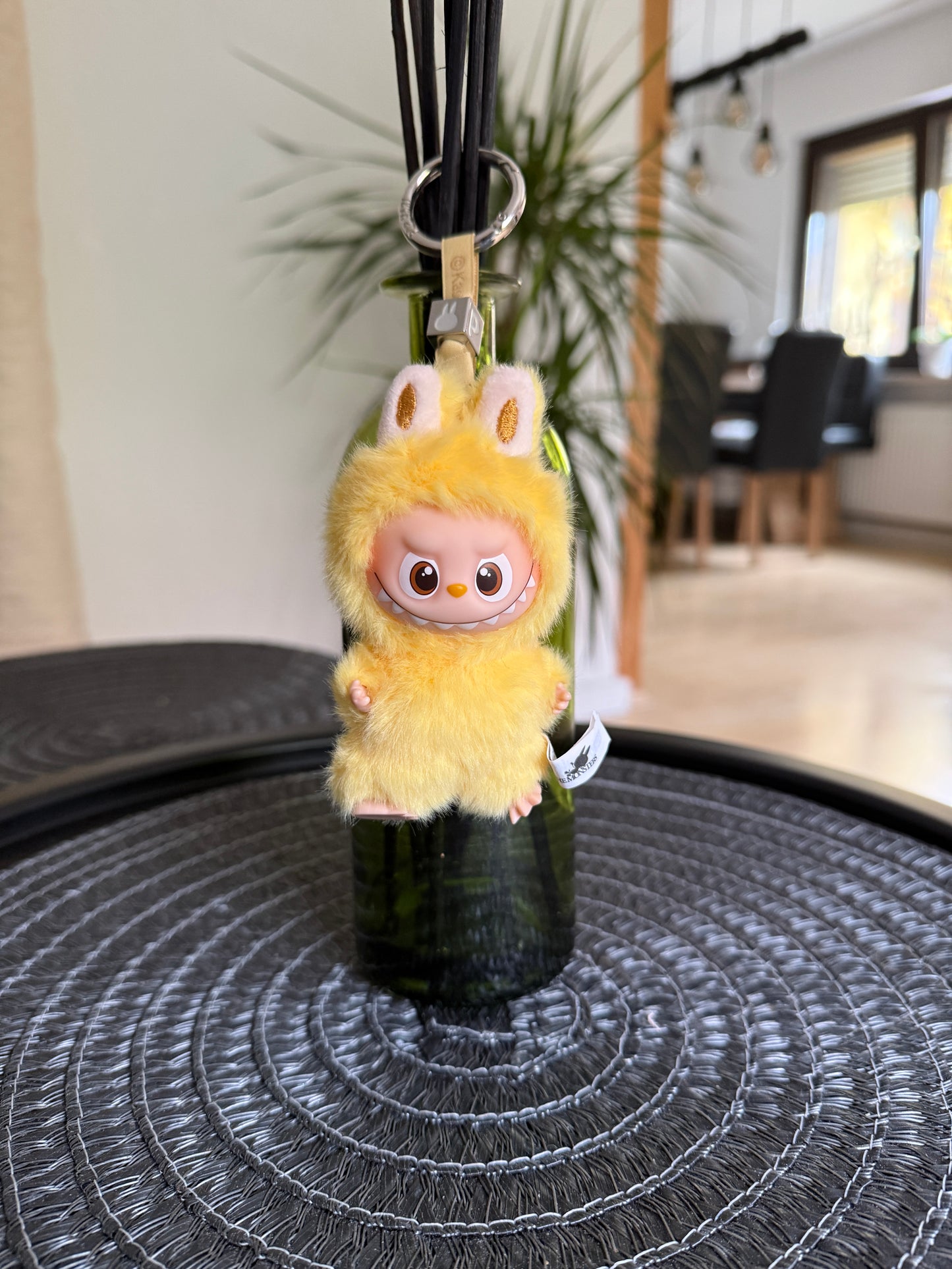 LABUBU V4 Mini Plush Keychain - Heart Code Series
