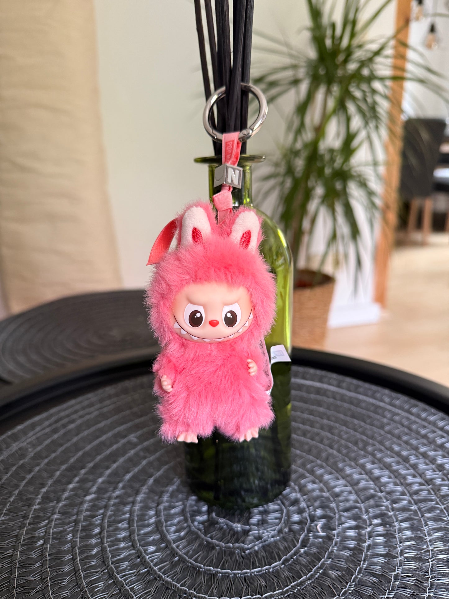 LABUBU V4 Mini Plush Keychain - Heart Code Series