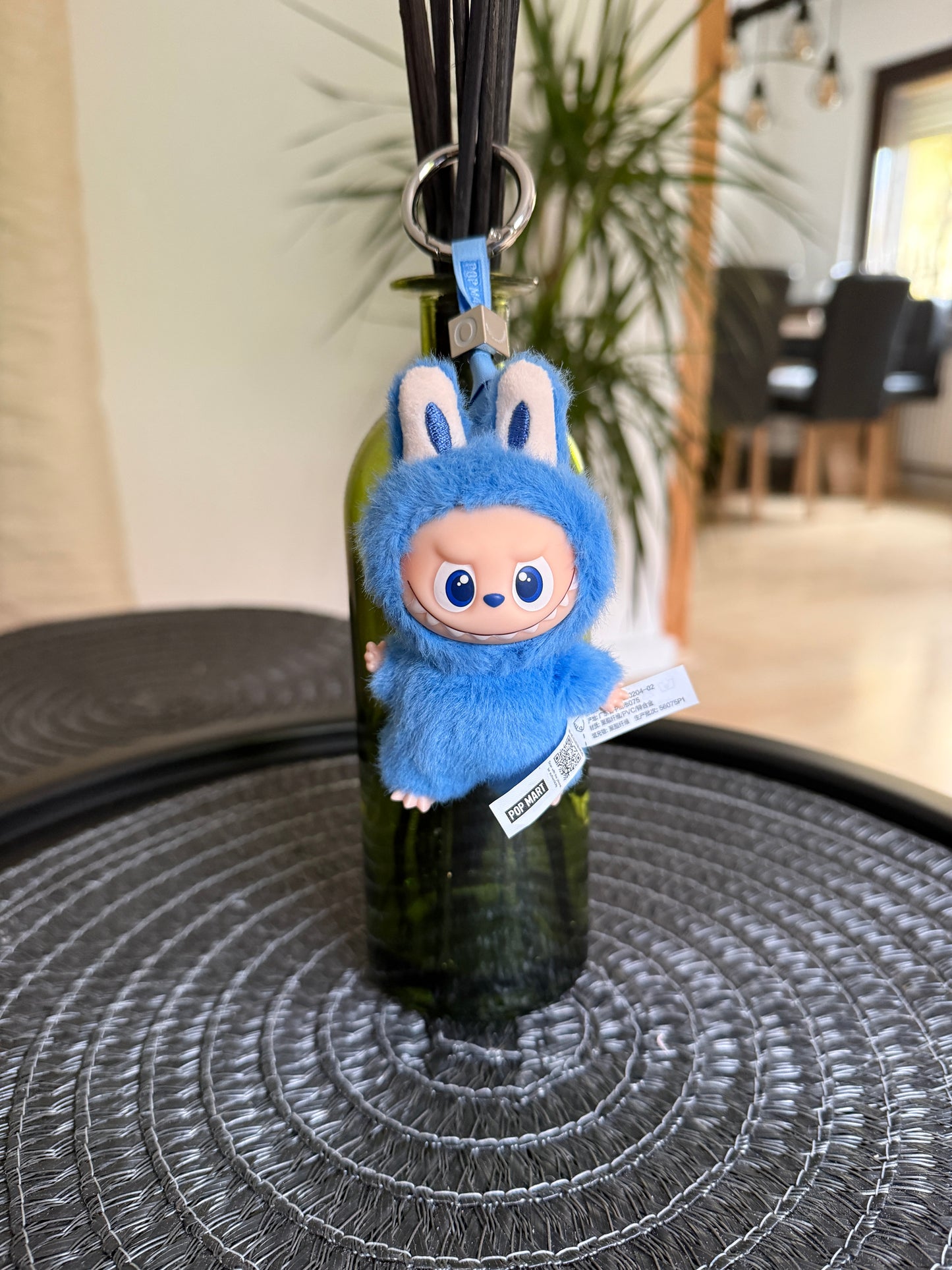 LABUBU V4 Mini Plush Keychain - Heart Code Series