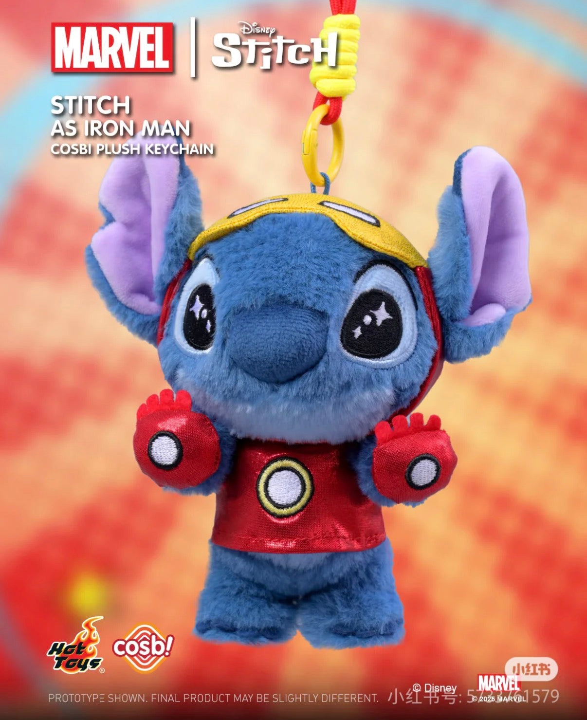 STITCH MV Cosbi Plush Keychain