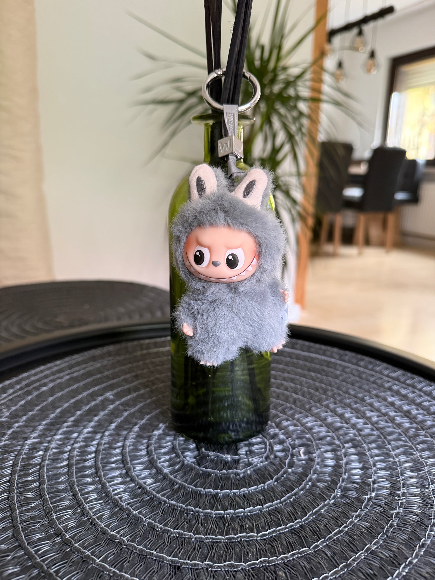 LABUBU V4 Mini Plush Keychain - Heart Code Series