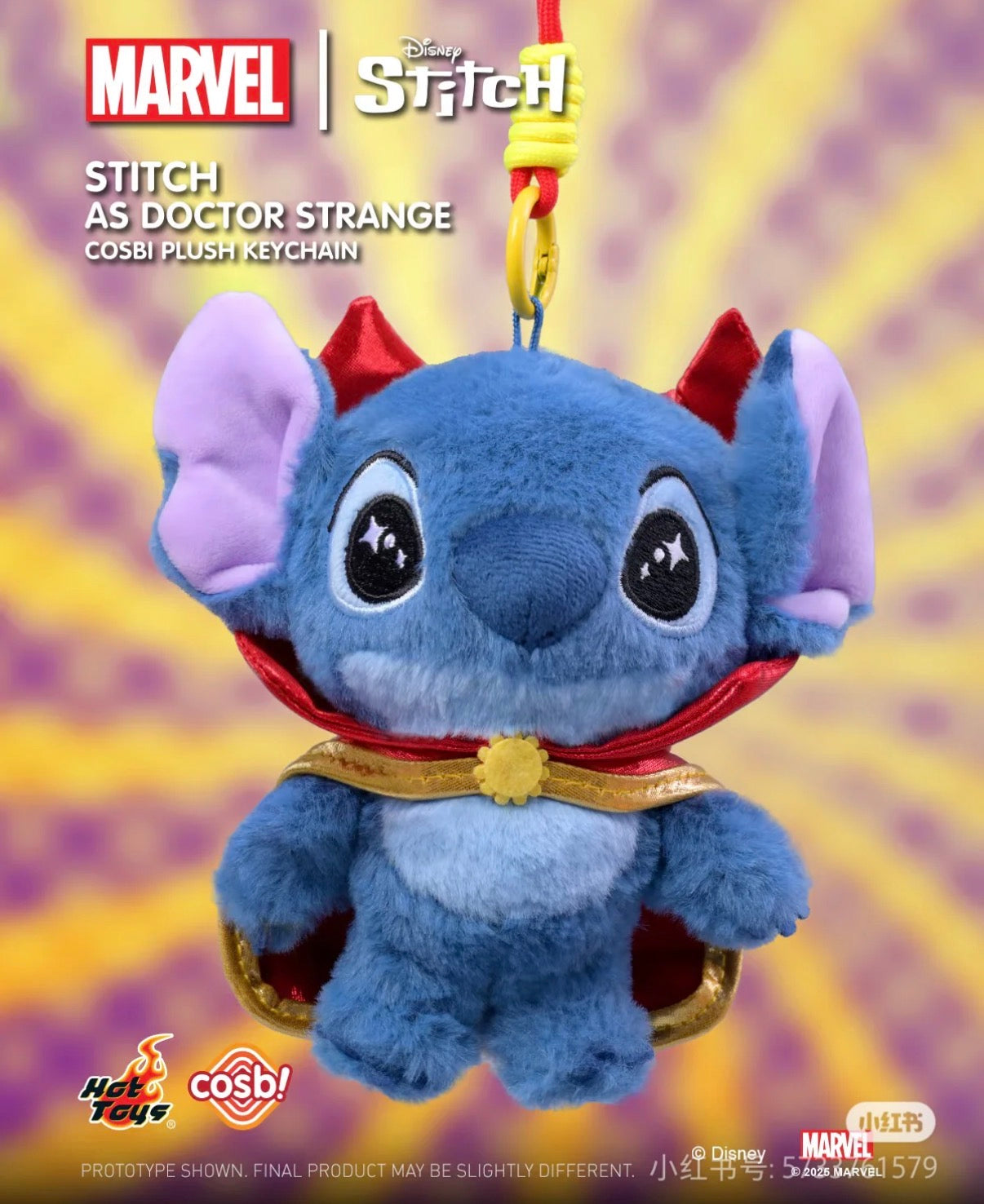 STITCH MV Cosbi Plush Keychain