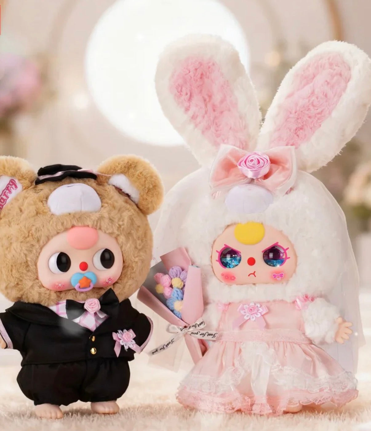 Baby Three 400% Plush Blind Box - Wedding Series for Special Occasions & Gifts