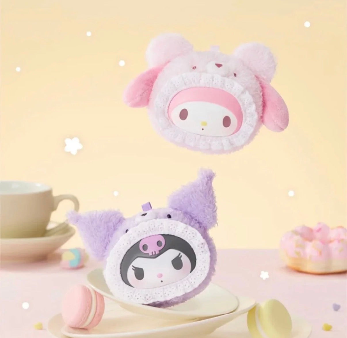 SANRIO Fluffy Teddy Bear Plush Pendant