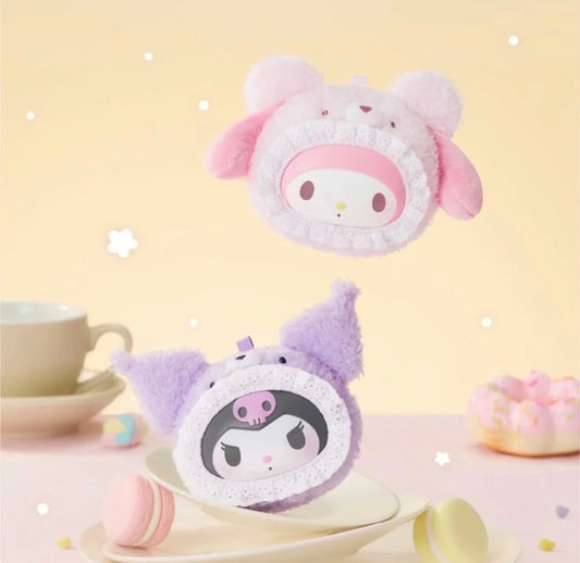 SANRIO Fluffy Teddy Bear Plush Pendant