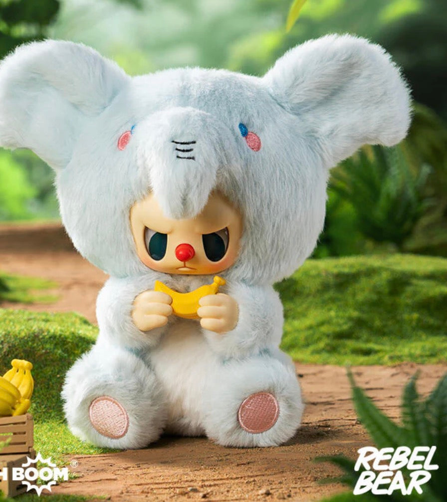 REBEL Bear Animal Series Vinyl Plush