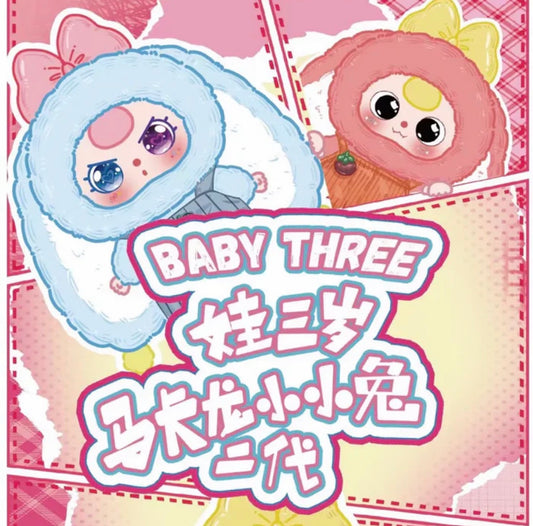 Baby Three V2 Rabbit Macaron Cute Bunny Plush