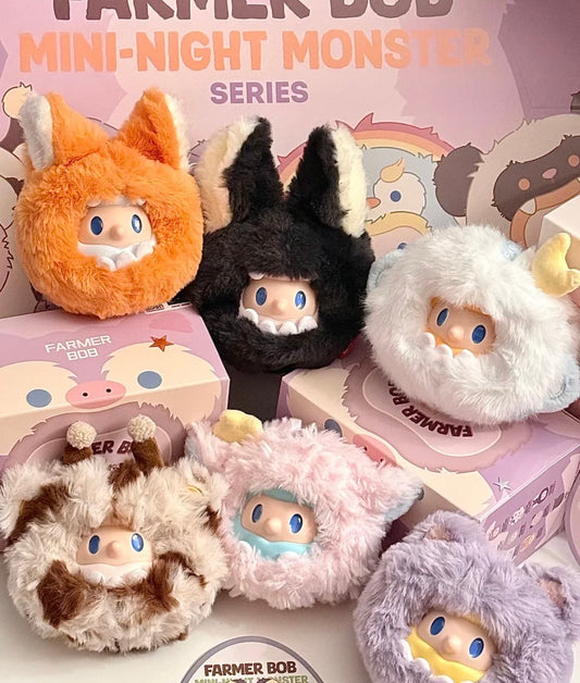 FARMER BOB Mini Night Monster Plush Series
